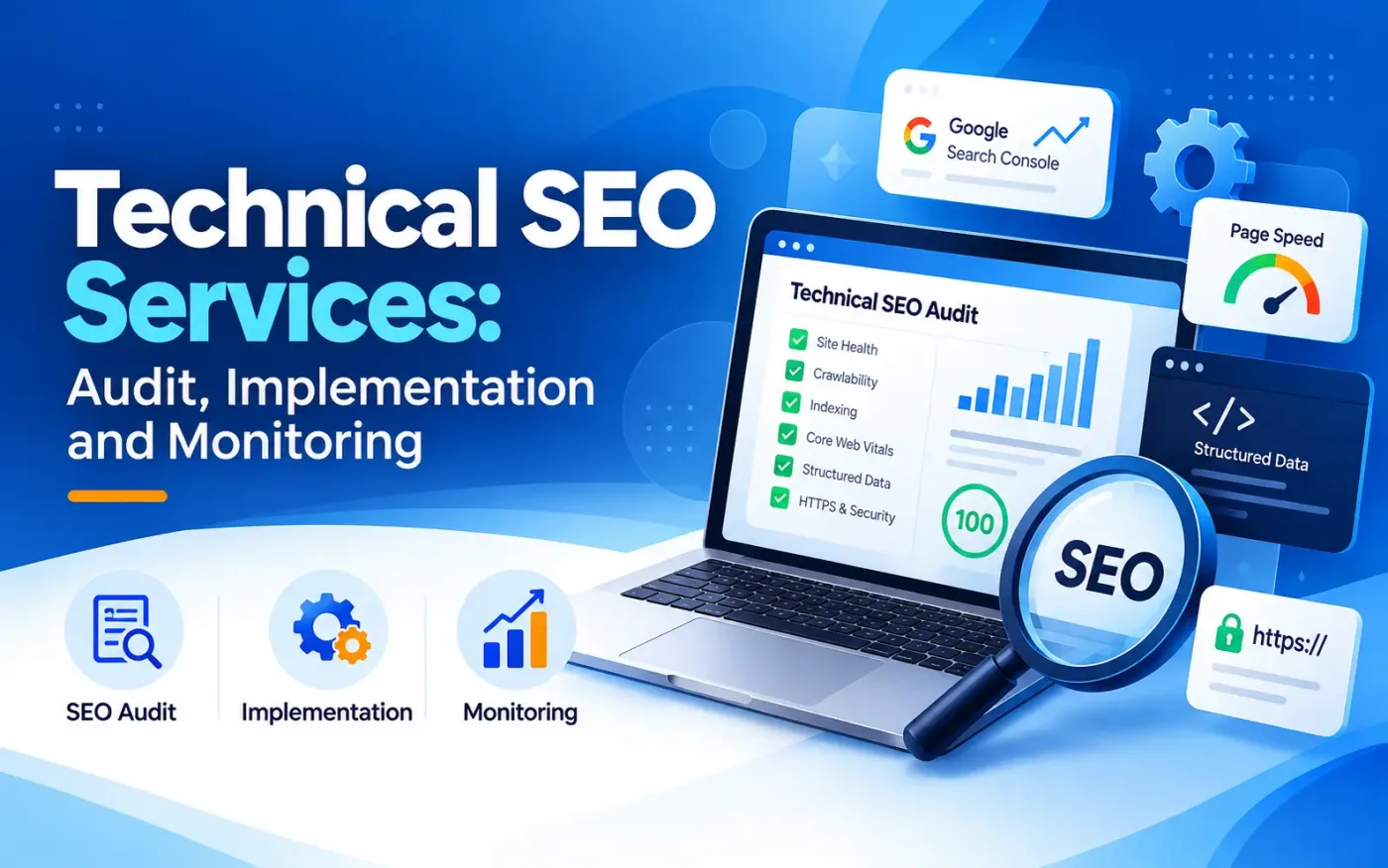 Technical SEO Services: Audit, Implementation and Monitoring